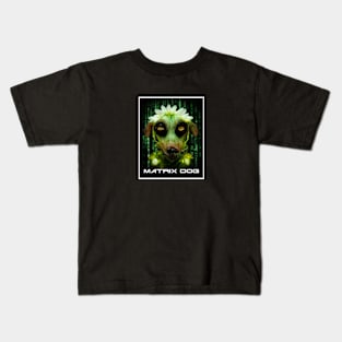 matrix dog Kids T-Shirt